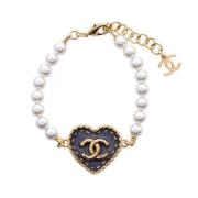 Chanel Vintage Pre-owned Guld chanel-smycken Yellow, Dam