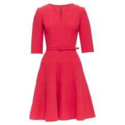 Oscar De La Renta Pre-owned Pre-owned Ylle klnningar Red, Dam