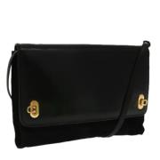 Salvatore Ferragamo Pre-owned Pre-owned Mocka axelremsvskor Black, Dam