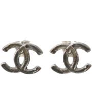 Chanel Vintage Pre-owned Metall chanel-smycken Gray, Dam