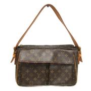 Louis Vuitton Vintage Pre-owned Canvas axelremsvskor Brown, Dam