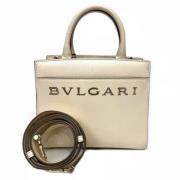 Bvlgari Vintage Pre-owned Laeder handvskor White, Dam