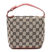 Gucci Vintage Pre-owned Canvas handvskor Beige, Dam