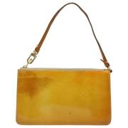 Louis Vuitton Vintage Pre-owned Laeder handvskor Beige, Dam