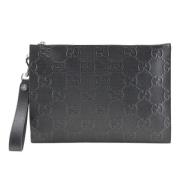 Gucci Vintage Pre-owned Laeder handvskor Black, Dam