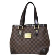 Louis Vuitton Vintage Pre-owned Canvas axelremsvskor Brown, Dam