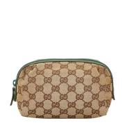 Gucci Vintage Pre-owned Canvas gucci-vskor Beige, Dam