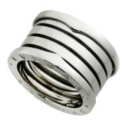 Bvlgari Vintage Pre-owned Silver ringar Gray, Dam