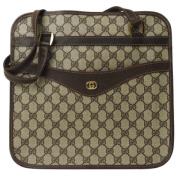 Gucci Vintage Pre-owned Canvas gucci-vskor Beige, Dam