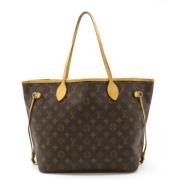 Louis Vuitton Vintage Pre-owned Canvas axelremsvskor Brown, Dam