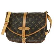 Louis Vuitton Vintage Pre-owned Canvas louis-vuitton-vskor Brown, Dam