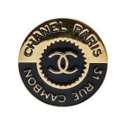 Chanel Vintage Pre-owned Guld chanel-smycken Black, Dam