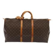 Louis Vuitton Vintage Pre-owned Canvas handvskor Brown, Dam