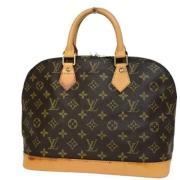 Louis Vuitton Vintage Pre-owned Canvas handvskor Brown, Dam