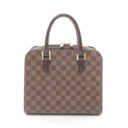 Louis Vuitton Vintage Pre-owned Canvas handvskor Brown, Dam