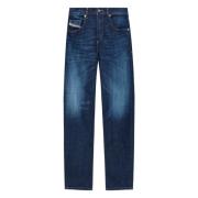 Diesel Blå Denim Jeans 5-Ficka Stil Blue, Herr