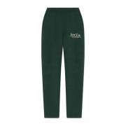 Sporty & Rich Sweatpants från New York-kollektionen Green, Unisex