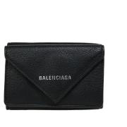 Balenciaga Vintage Pre-owned Laeder plnbcker Black, Unisex