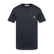 Stone Island T-shirt med logotyp Blue, Herr