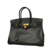 Hermès Vintage Pre-owned Laeder handvskor Black, Dam