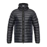 Stone Island Pufferjacka Vävd Kammare Nylon Dun-Tc Black, Herr