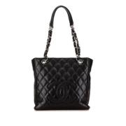 Chanel Vintage Pre-owned Laeder chanel-vskor Black, Dam