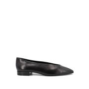 Loro Piana Eleganta Läderballerinor Black, Dam