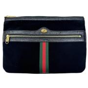 Gucci Vintage Pre-owned Mocka gucci-vskor Black, Dam