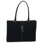 Gucci Vintage Pre-owned Canvas gucci-vskor Black, Dam