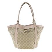 Gucci Vintage Pre-owned Canvas handvskor Beige, Dam