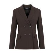 Akris Brun Gala Jacka Aw23 Brown, Dam