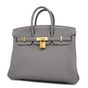 Hermès Vintage Pre-owned Laeder handvskor Gray, Dam