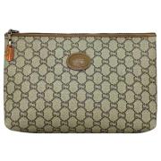 Gucci Vintage Pre-owned Canvas gucci-vskor Beige, Dam