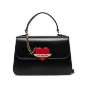 Love Moschino Svarta Väskor för Stiligt Utseende Black, Dam