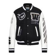 Off White Jacka med logotyp Black, Herr