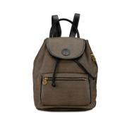 Fendi Vintage Pre-owned Canvas axelremsvskor Gray, Dam