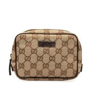 Gucci Vintage Pre-owned Canvas gucci-vskor Brown, Dam