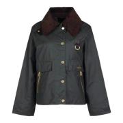 Barbour Bomullsjacka med stil Lwx1333-Sg51 Blue, Dam