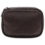 Gucci Vintage Pre-owned Laeder handvskor Brown, Dam