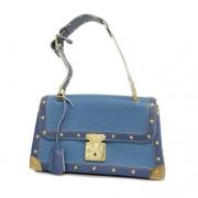 Louis Vuitton Vintage Pre-owned Tyg louis-vuitton-vskor Blue, Dam