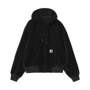 Carhartt Wip Vändbar Polyester Hoodie Black, Dam