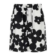 Marni Silke Bermuda Shorts med Print Multicolor, Herr