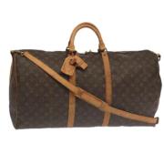 Louis Vuitton Vintage Pre-owned Canvas louis-vuitton-vskor Brown, Dam