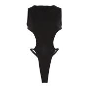 Entire Studios Eco Bodysuit Luftförorening Kontroll Black, Dam