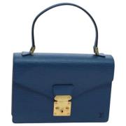 Louis Vuitton Vintage Pre-owned Laeder handvskor Blue, Dam