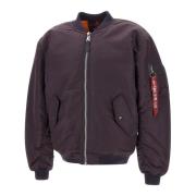 Alpha Industries Vändbar Bomberjacka, Aubergine Lila Purple, Herr