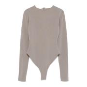 Entire Studios Satellite Bodysuit Gray, Dam