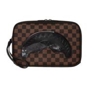 Sprayground Klar Toiletry Brick i Brun Brown, Herr