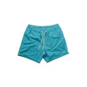 MC2 Saint Barth Basic Embro Swimshorts Blue, Herr