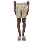 Sunflower Grön Cargo Checks Shorts Multicolor, Herr